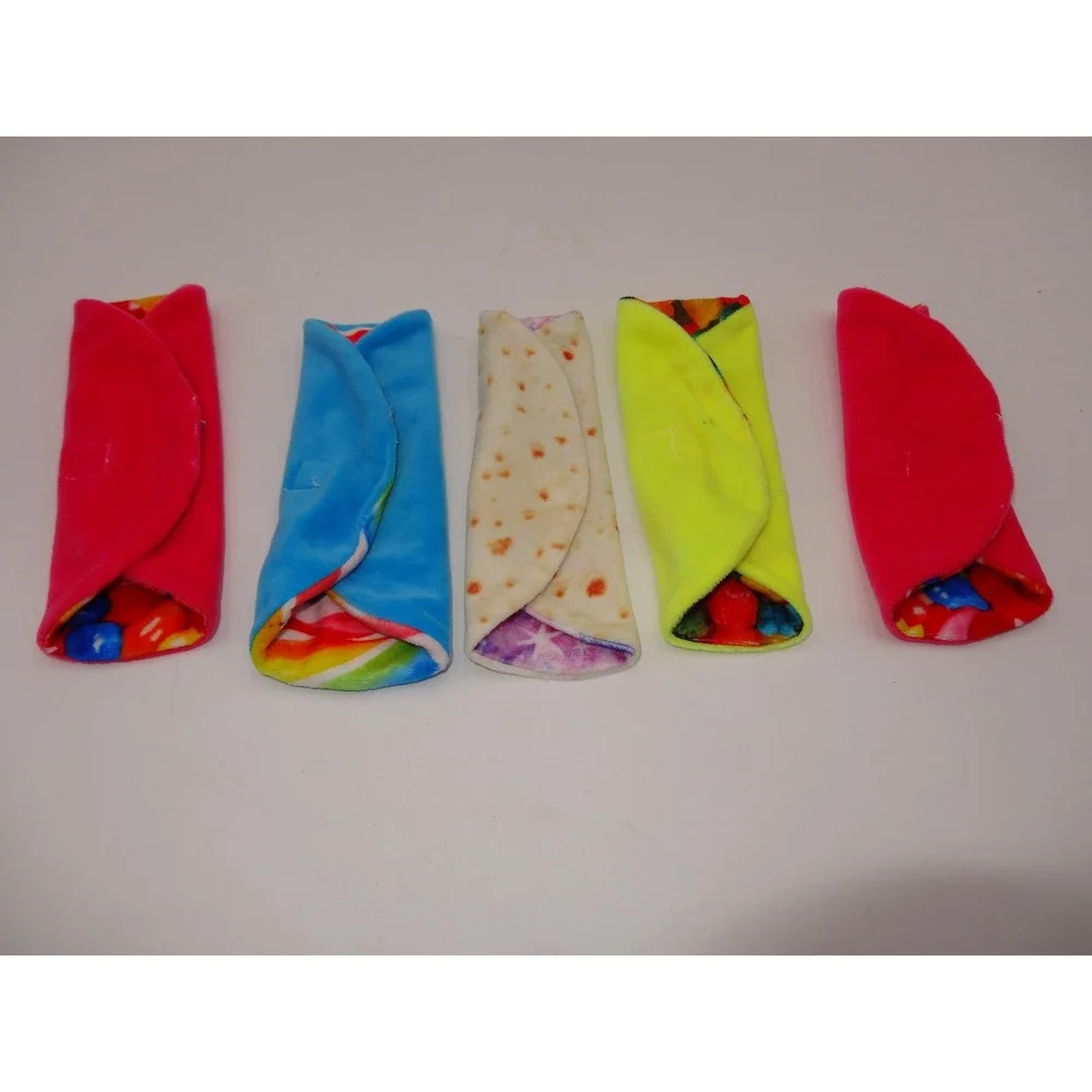 Cutitos Lot Plush Basic Fun Fruititos Babitos wraps Multi Color 5 Pcs Set 7 1/2